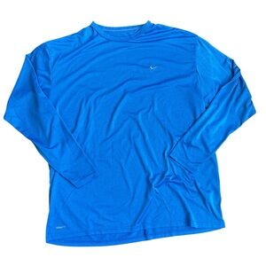 Nike Royal Blue Performance Shirt Size XL